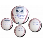 Harold Baines signed Hall of Fame Logo Major League Baseball w/statistics JSA Authenticated